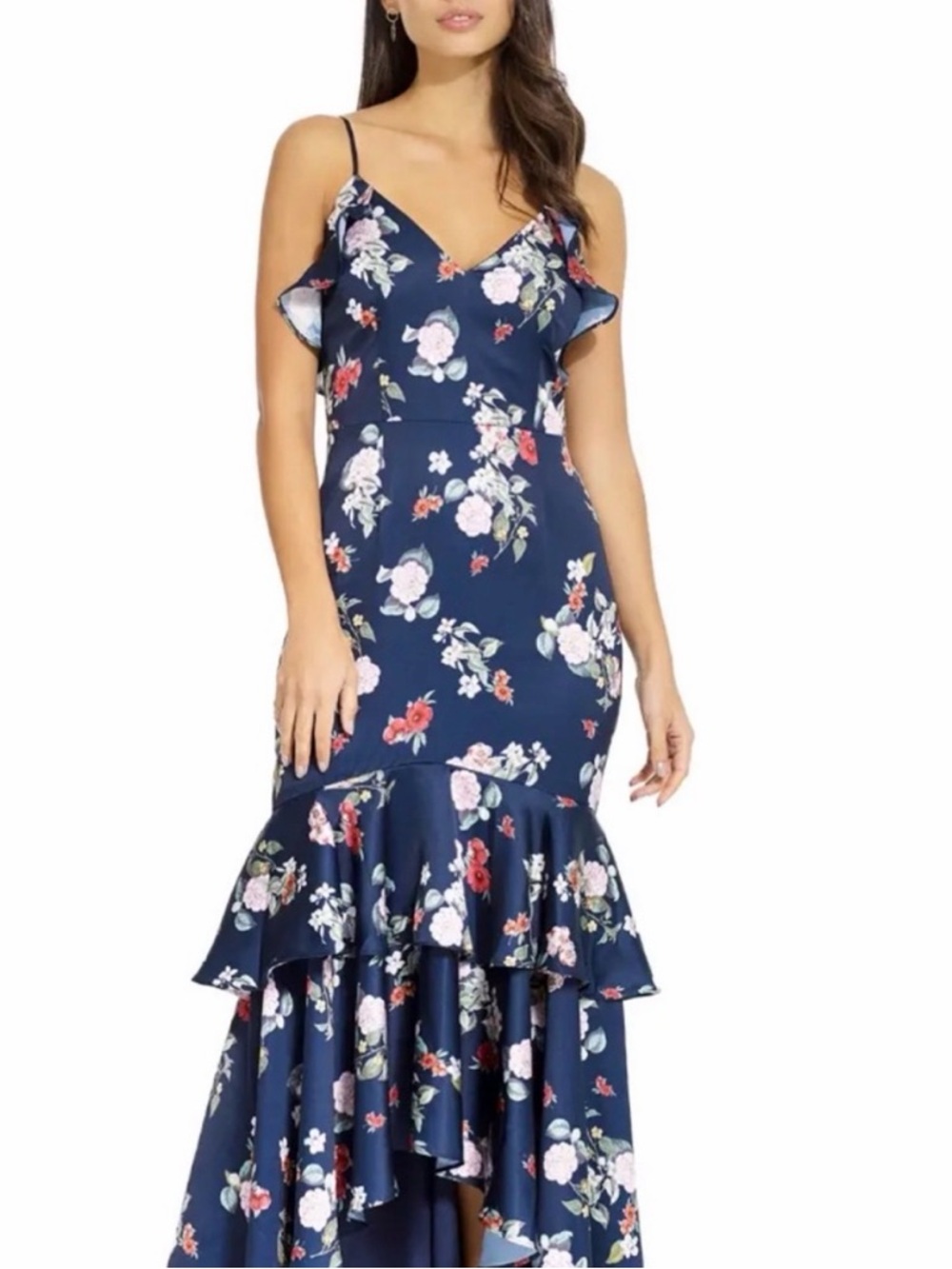 KEEPSAKE THE LABEL
Navy Floral-Print For Me Gown